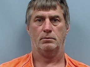 This June 9, 2022 photo provided by the Pike County, Arkansas Jail shows Barry Walker. Prosecutors have charged Barry Walker with 132 counts accusing him of sexually assaulting 31 children over 25 years. (Pike County, Arkansas Jail via AP)
