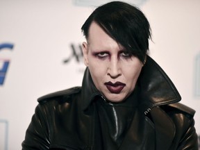 FILE - Marilyn Manson attends the 9th annual "Home for the Holidays" benefit concert on Dec. 10, 2019, in Los Angeles. Detectives have handed the results of their 19-month investigation into sexual assault allegations against Manson to prosecutors, who will consider whether to file criminal charges, authorities said Tuesday, Sept. 20, 2022.