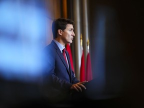 Prime Minister Justin Trudeau holds a press conference in Ottawa on Monday, Sept. 26, 2022.