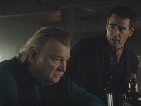 From left, Brendan Gleeson and Colin Farrell in The Banshees of Inisherin.