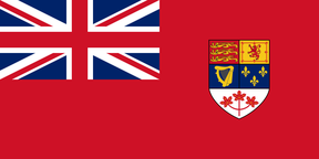 The Red Ensign, Canada’s unofficial flag until 1965.