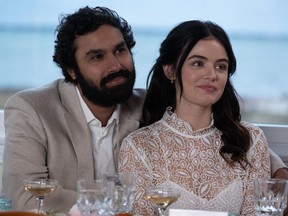 Kunal Nayyar and Lucy Hale in The Storied Life of A.J. Fikry.