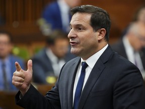 Public Safety Minister Marco Mendicino speaks during question period in the House of Commons on October 4, 2022.