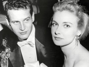 Paul Newman and Joanne Woodward, after she won the Academy Award for Best Actress for her role in The Three Faces of Eve in 1958.