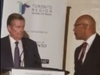 It appears to be getting increasingly hard to hold a political debate in Canada without one of the candidates being escorted away by security. This is a screenshot of video posted to Reddit in which Toronto mayoral candidate Reginald Tull jumped on a debate stage to yell at incumbent John Tory for a minute straight (Tull, for reasons that may now be obvious, was not invited to the debate).