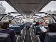 Some dome cars, like the one on the Skeena that travels from Jasper to Prince Rupert, have been temporarily closed so they can act as buffer cars.