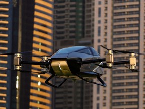 The X2 makes its first public flying in Dubai, United Arab Emirates, Oct. 10.