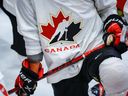 Die leitenden Angestellten von Hockey Canada waren vor einer Sitzung des Heritage Committee am 4. Oktober 2022.