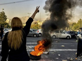 Iranians protests the death of 22-year-old Mahsa Amini