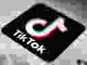 The TikTok app logo is pictured in Tokyo, Sept. 28, 2020. 