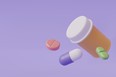 Vector Illustration of pharmacy drug health tablet pharmaceutical, Realistic pills blister pack medical tabs. Eps 10 Vector.