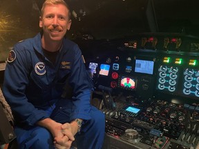 Pilot and hurricane hunter Kevin Doremus of the NOAA Corps is shown in a handout photo. THE CANADIAN PRESS/HO-NOAA Aircraft Operations **MANDATORY CREDIT**