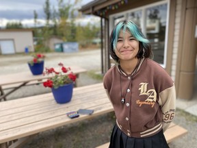 Jayden Aubichon, a Grade 11 student at the Gadzoosdaa Student Residence in Whitehorse, is shown in a handout photo.