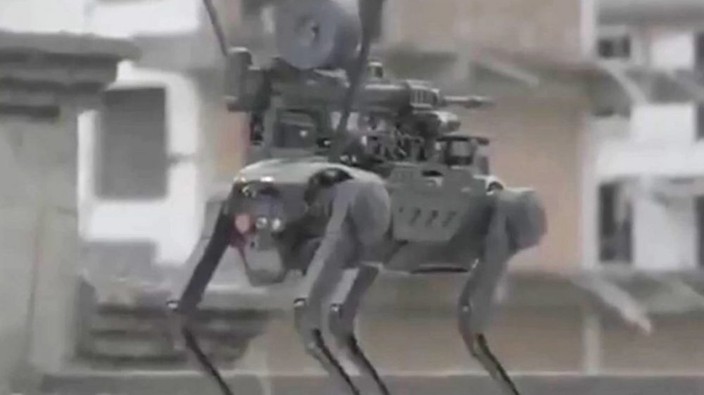 China's latest dystopian creation: A machine gun-mounted robo-dog