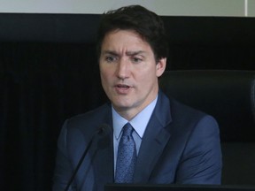 Prime Minister Justin Trudeau testifies before the Public Order Emergency Commission public inquiry on November 25, 2022.