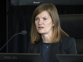 “Loss of confidence in Canada as a good place to invest resulting from a long-time shut down of the border would have very serious repercussions for Canada,” said Cindy Termorshuizen from Global Affairs, who appeared as a witness at the Public Order Emergency Commission in Ottawa, Nov. 14, 2022.