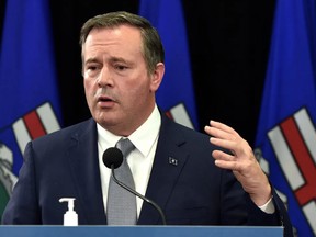 Then-Alberta Premier Jason Kenney in 2021.