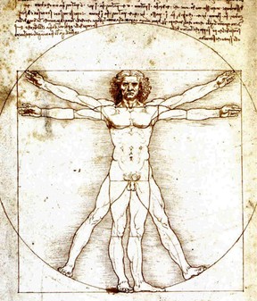 Vitruvian Man by Leonardo da Vinci