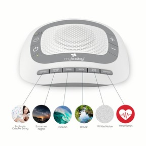HoMedic's MyBaby Portable SoundSpa, $33, www.bedbathandbeyond.ca