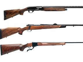 Just a few of the dozens of hunting rifles and shotguns scheduled for criminalization by the Trudeau government under the guise of banning "assault-style" firearms.
