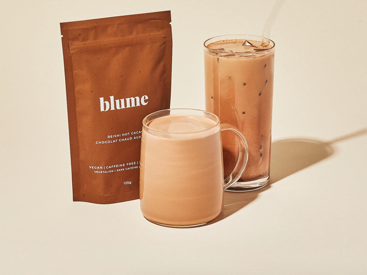 Blume’s Reishi Hot Cacao Blend is just one of many superfood latte blends we love.
