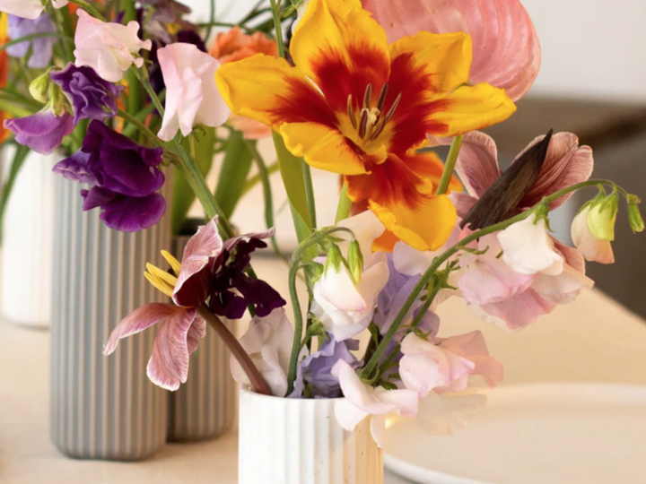  Fable’s bud vase is perfect for stems or fresh flowers.