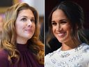 Sophie Grégoire Trudeau, left, and Meghan Markle first met years ago when Markle was living in Toronto while working on the television show Suits.