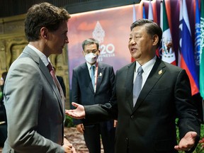 Chinese President Xi Jinping accused Prime Minister Justin Trudeau of leaking their conversation to the media during a meeting at the G20 summit in Bali on Wednesday.