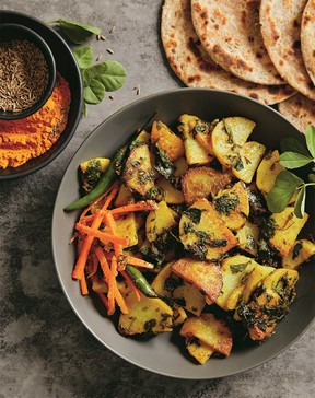 Aloo Methi recipe from New Indian Basics