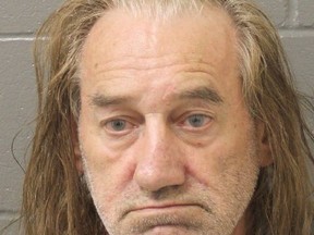 Police are now looking for Michael Stephen Klimchuk, 62, seen in an undated handout photo, from Winnipeg, who is wanted on two charges each of kidnapping, forcible confinement, abduction of a person under 14, three charges of assault with a weapon on a police officer, dangerous operation of a motor vehicle and possession of stolen property over $5,000. Mounties say a woman and her two-year-old daughter are safe after they'd stopped to help a man who was allegedly pretending to need help on the side of a road, but who then jumped into their vehicle and demanded he be driven to Winnipeg.