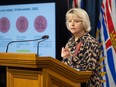 Dr. Bonnie Henry, provincial health officer, provides an update on the respiratory illness season in British Columbia, on November 16, 2022. Credit: Felipe Fittipaldi