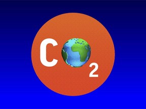 How does carbon dioxide trap heat?