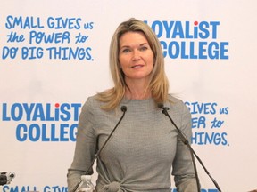 Minister for Colleges and Universities Jill Dunlop.