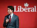 Prime Minister Justin Trudeau delivers an address at the Laurier Club Holiday Event, an event for supporters of the Liberal Party of Canada, in Gatineau, Que., on Thursday, Dec. 15, 2022. THE CANADIAN PRESS/Justin Tang