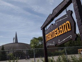 Marineland is shown in Niagara Falls, Ont., Monday, August 14, 2017.&ampnbsp;An animal cruelty charge against Marineland has been stayed. Niagara Regional police had charged the Niagara Falls, Ont., tourist attraction last December for allegedly using dolphins and whales for entertainment.&ampnbsp;THE CANADIAN PRESS/Tara Walton