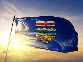 Alberta flag.