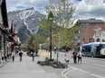 The town of Banff, Alberta.