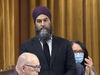 This is NDP Leader Jagmeet Singh patiently waiting for the laughter to stop after he declared in the House of Commons that he would be prime minister one day. The comment elicited roughly one minute of sustained non-partisan giggling.