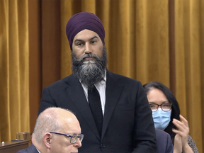 NDP Leader Jagmeet Singh in the House of Commons