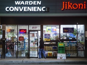 Warden Convenience,  one of three Toronto-area addresses registered as a Fuzhou Public Security Bureau “Service Station." The locations have been accused of being Chinese police stations operating illegally on Canadian soil.