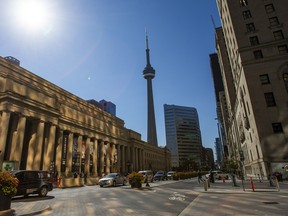 The alleged encounter took place not far from Toronto's Union Station.