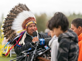 Federation of Sovereign Indigenous Nations Chief Bobby Cameron.