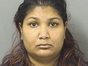 This booking photo provided by the Palm Beach County, Fla., Sheriff's Office shows Arya Singh. Singh appeared in court Friday, Dec. 16, 2022, in Palm Beach, Fla., on a first-degree murder charge in the 2018 death of her newborn infant whose body was found floating in a seaside inlet. (Palm Beach County Sheriff's Office via AP)