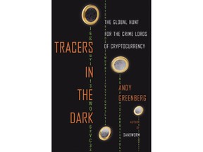 This cover image released by Doubleday shows "Tracers in the Dark" by Andy Greenberg. (Doubleday via AP)