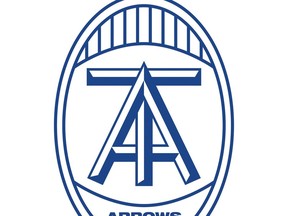 The Toronto Arrows logo is seen in this undated handout.
