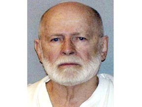 FILE - This June 23, 2011, file booking photo provided by the U.S. Marshals Service shows James "Whitey" Bulger. (U.S. Marshals Service via AP, File)