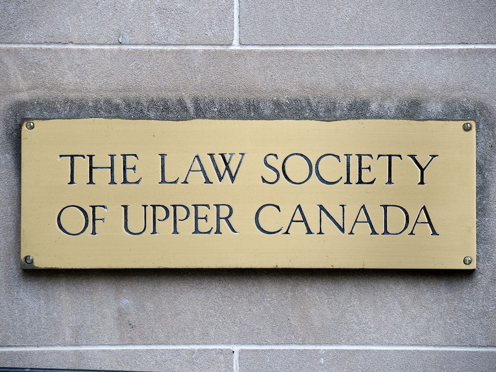The Law Society of Upper Canada, now the Law Society of Ontario, at Toronto's Osgoode Hall, Monday, November 13, 2017. 