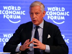 Dominic Barton, then Global Managing Partner of McKinsey & Company, seen attending the annual meeting of the World Economic Forum in 2017.
