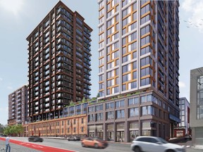 Radiator’s 25- and 21-storey towers and 11-storey midrise will rise up along Dufferin, just south of Queen Street West.