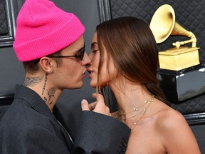 Justin Bieber, with his wife, Hailey, appeared in a YouTube video touting the benefits of his IV NAD+ treatment.